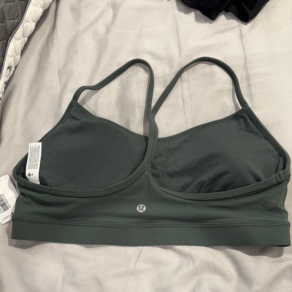 Lululemon Women's Yflow Nulu Green Sports Bra - Picture 2 of 3